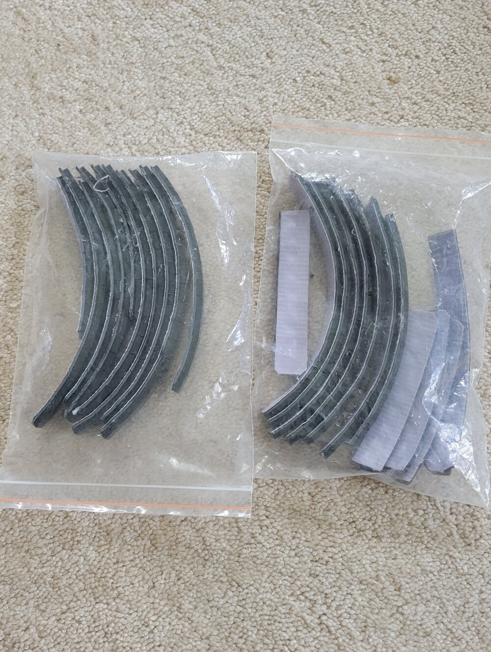 2 sets of fingersave replacement for Goalkeeper gloves Soccer Finger Spines